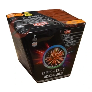 Rainbow Tail Mixed Dahlia 24 ran