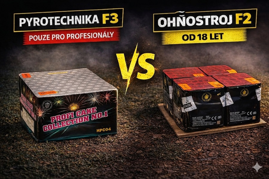 Ohňostroj F2 vs F3